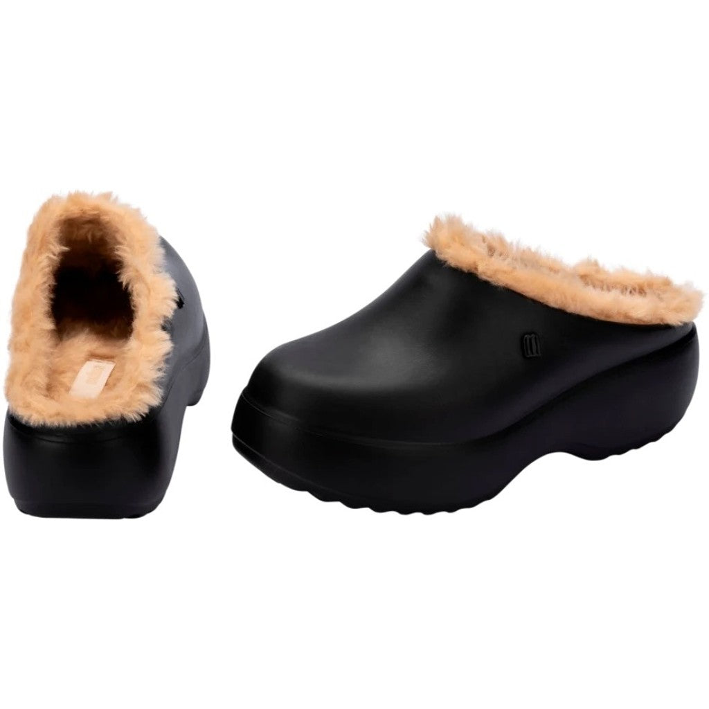 Melissa Free Clog Fluffy Platform SANDAL BD773 BLACK/BEIGE