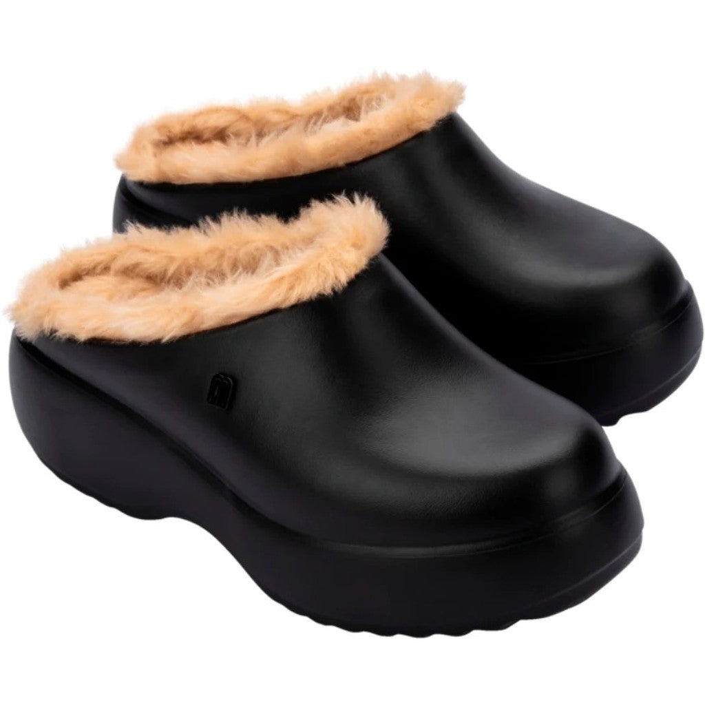 Melissa Free Clog Fluffy Platform SANDAL BD773 BLACK/BEIGE