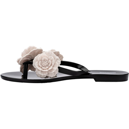 Melissa Harmonic Springtime FLIP FLOP AT136 BLACK/BEIGE