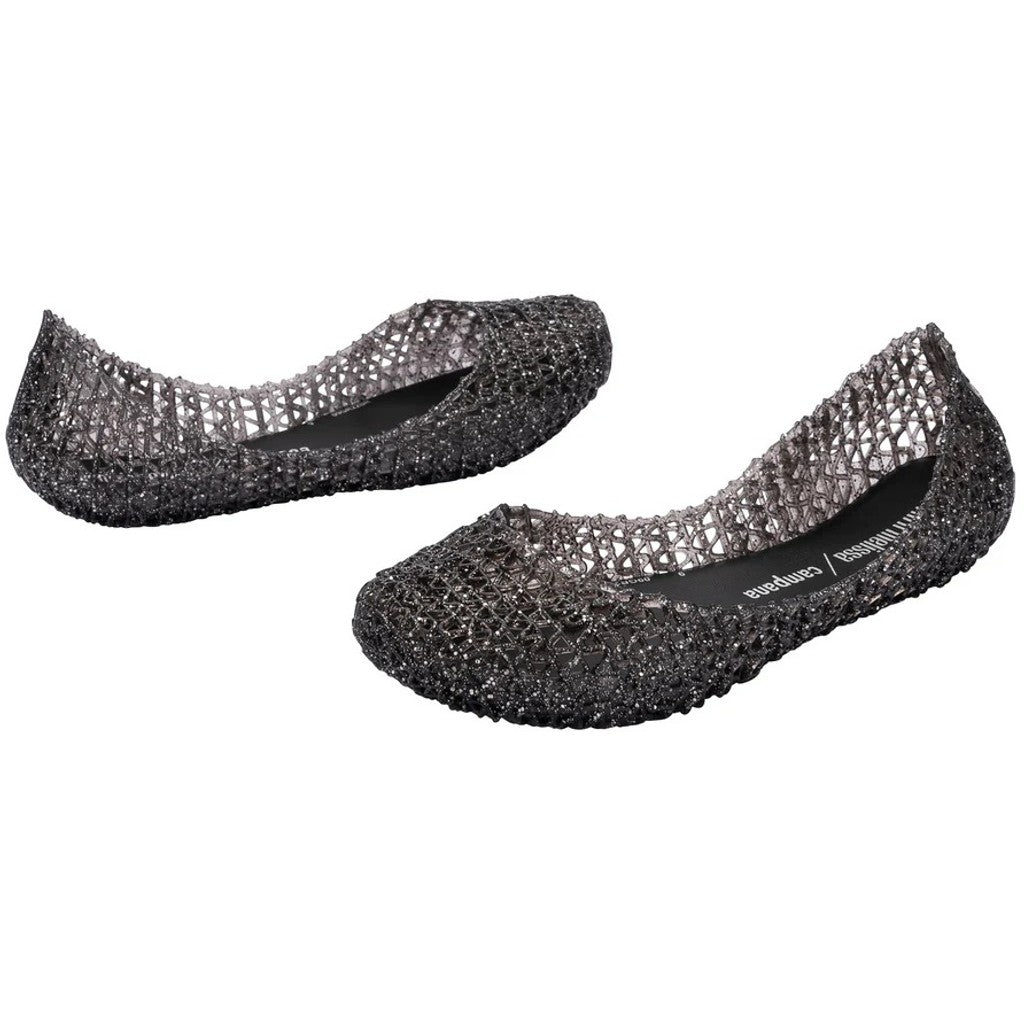 Melissa MELISSA CAMPANA PAPEL INF SANDAL AJ839 GLITTER BLACK