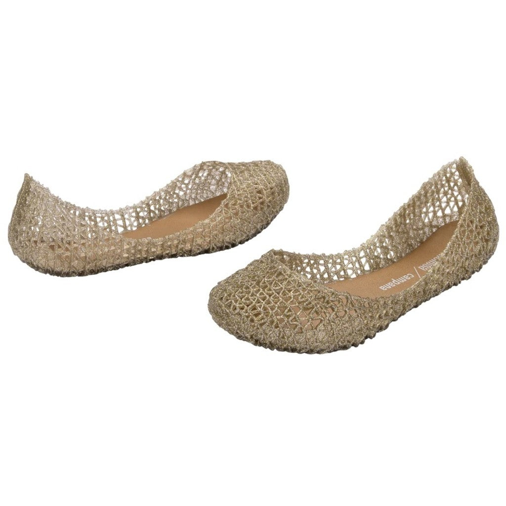 Melissa MELISSA CAMPANA PAPEL INF SANDAL AO474 GLITTER GOLD