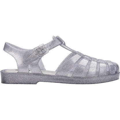 Melissa MELISSA POSSESSION SHINY SANDAL AU691 GLITTER CLEAR/SILVER