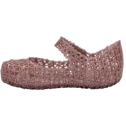 Melissa MINI MELISSA CAMPANA PAPEL BB SANDAL 52990 ROSE GLITTER