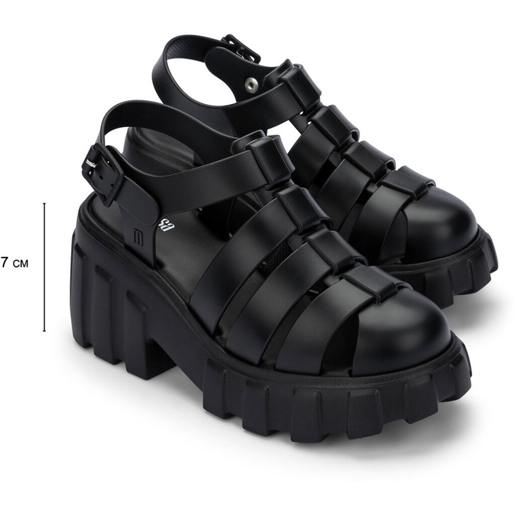 Melissa Megan Ad. PLATFORM AK008 BLACK