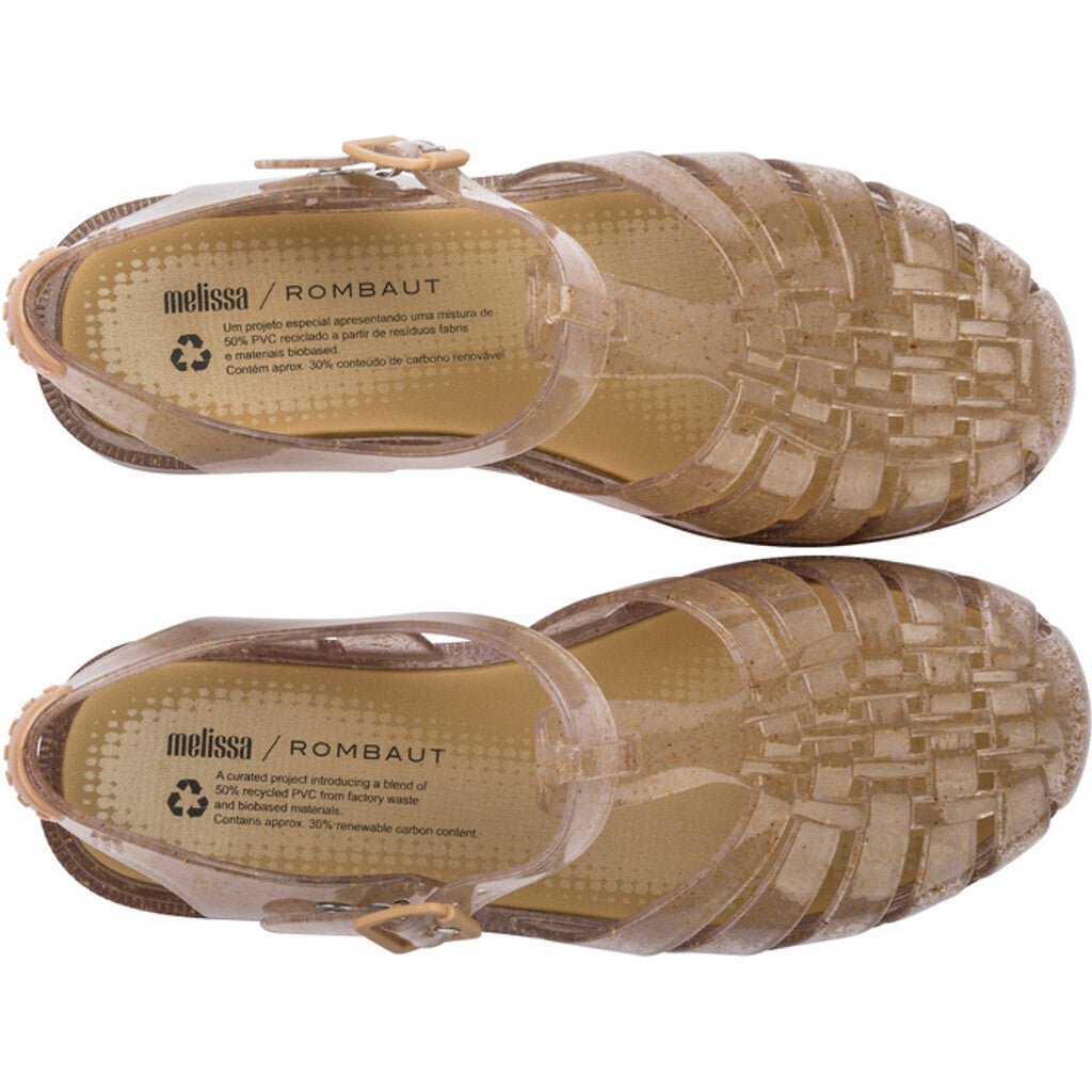 Melissa Possession x Rombaut SANDAL 53984 CLEAR RICE HUSK